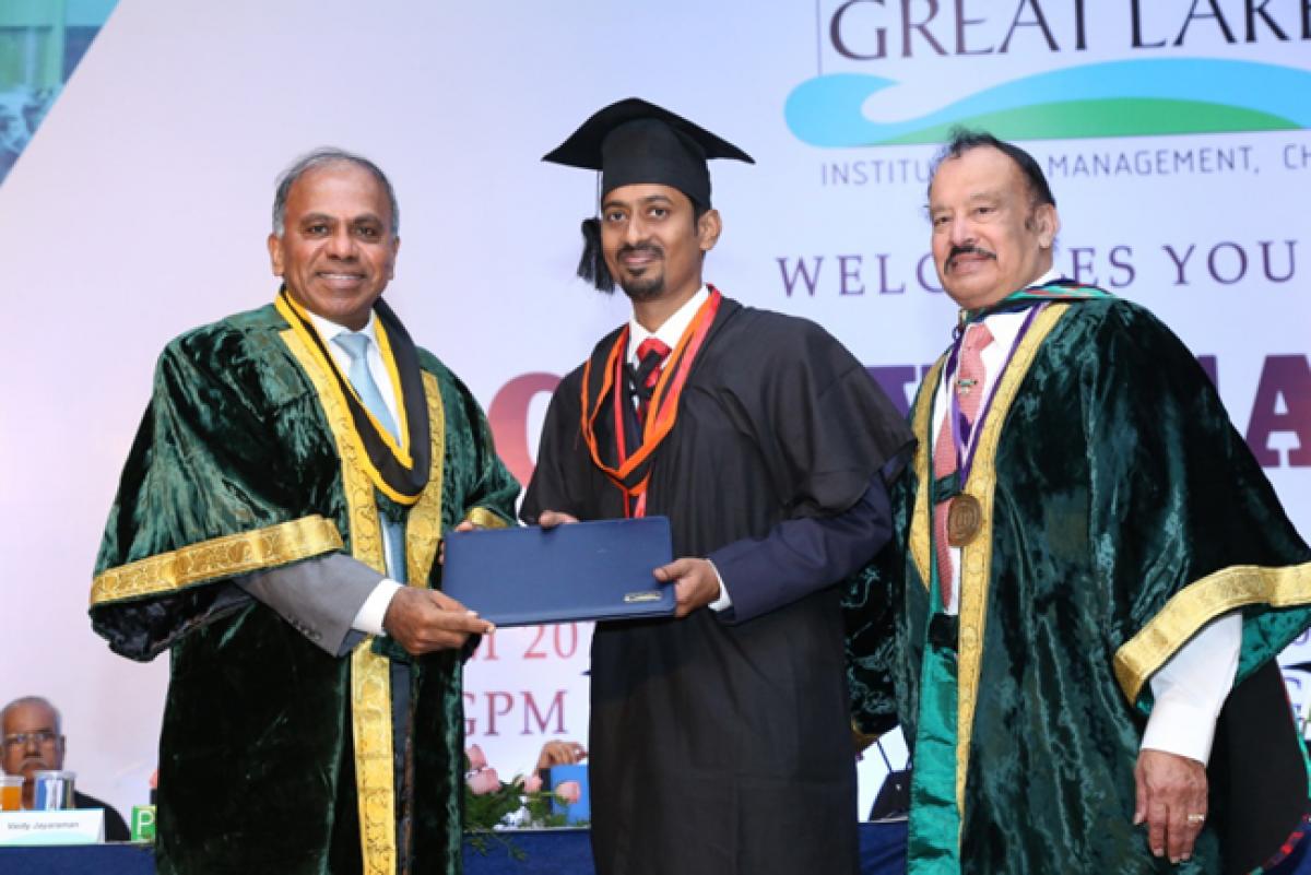 Great Lakes Institute of Management, Chennai held its 12th Annual Convocation